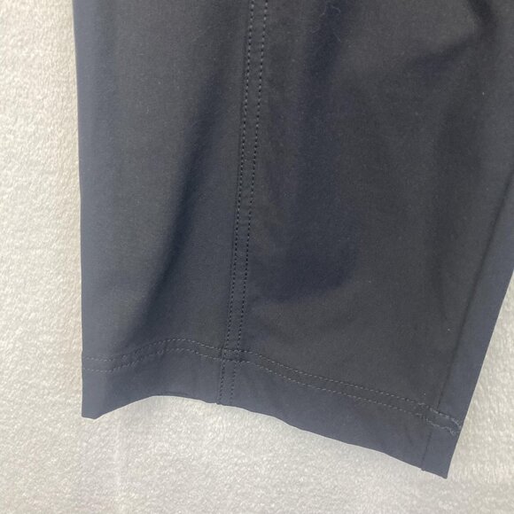 NWT Women's Nylon Travel Pants 16P Black Stretch Zip Pocket Elastic Performance - Picture 9 of 16